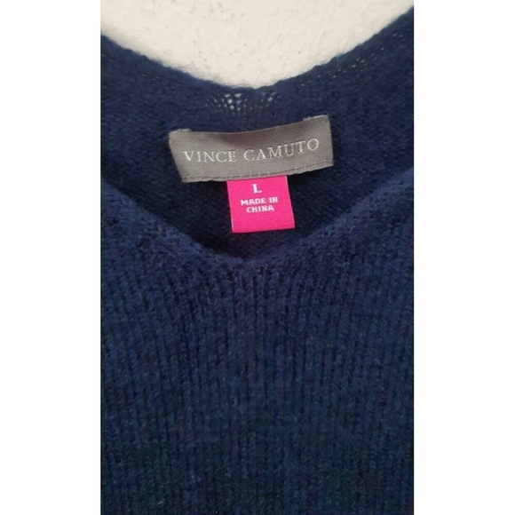 Vince Camuto Women's V-Neck Sleeveless Sweater Dress Size L - Picture 7 of 8